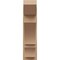 Ekena Millwork 8-in W x 22-in D x 30-in H Balboa Slat Rough Cedar Woodgrain TimberThane Outlooker, Primed Tan OUTUR080X22X30BOA24RCPR - alternate 5